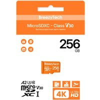 Карта памяти BreezyTech Ultra microSDXC Class 10/A2/V30 256GB (без адаптера)