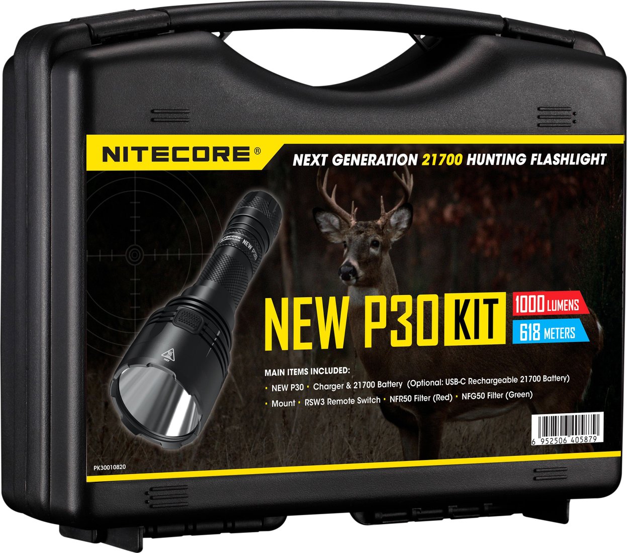 

Фонарь Nitecore NEW P30 HUNTING KIT