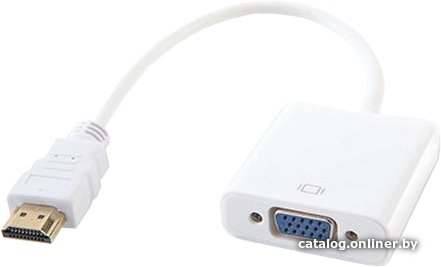Адаптер USBTOP HDMI - VGA (белый)