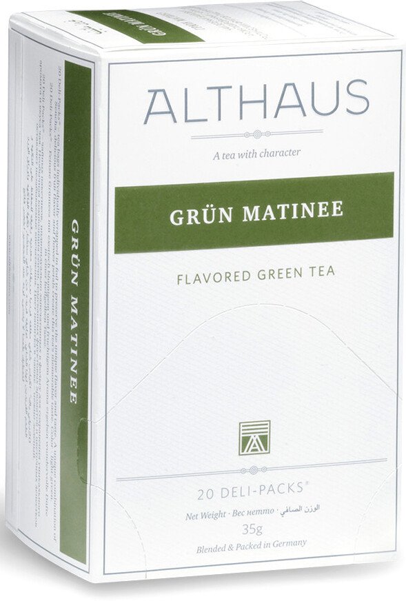 

Зеленый чай Althaus Deli Packs Grun Matine 20 шт