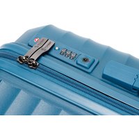 Чемодан-спиннер Torber Nevo T2207S (синий)