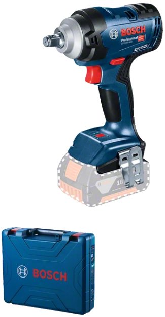 

Гайковерт Bosch GDS 18V-400 Professional Solo 06019K0021 (без АКБ, кейс)