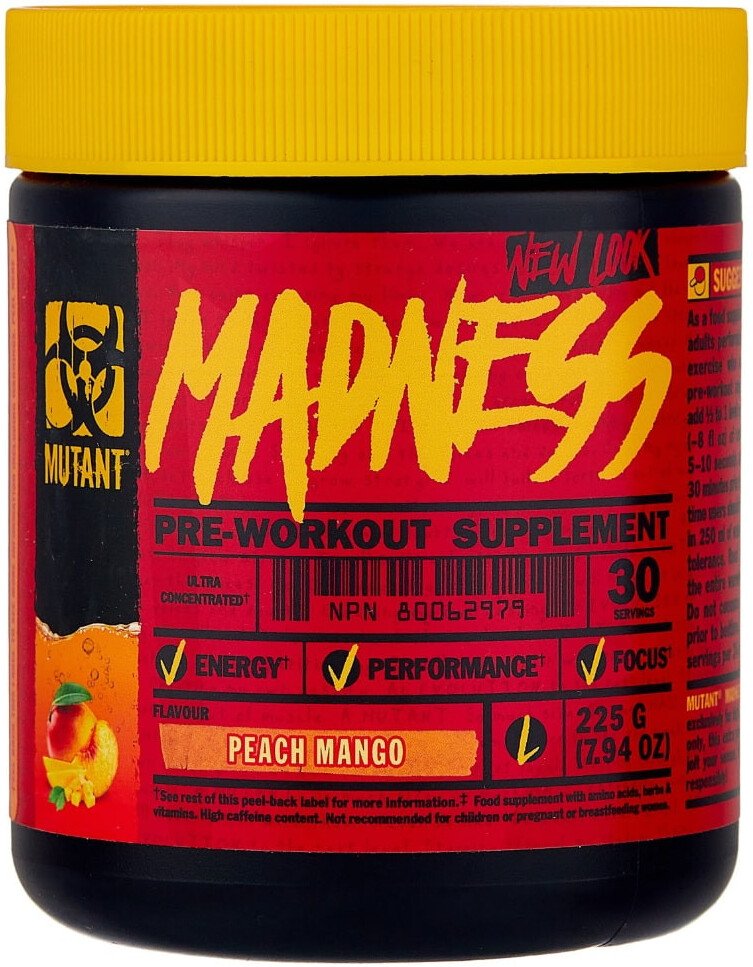 

Предтренировочный комплекс Mutant Madness (270 г)