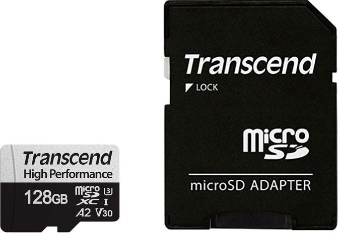 

Карта памяти Transcend microSDXC 330S 128GB (с адаптером)