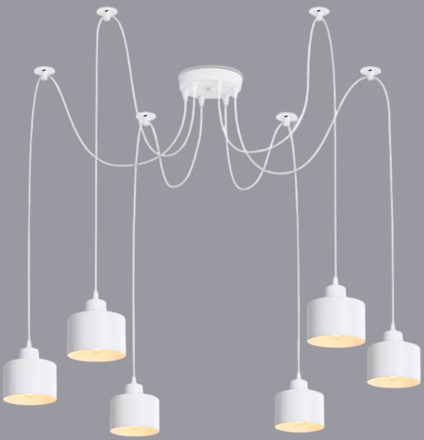 

Подвесная люстра Ambrella light Traditional TR8131/6 WH (белый)