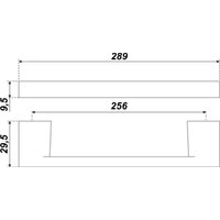 Ручка мебельная Boyard RS240BSN.4/256