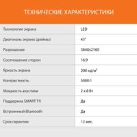 Телевизор SunWind SUN-LED43XU400