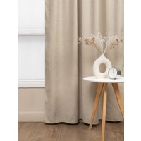 Комплект штор Amore Mio Вельвет (канвас) 207-02 150x270 90588 (светло-бежевый)