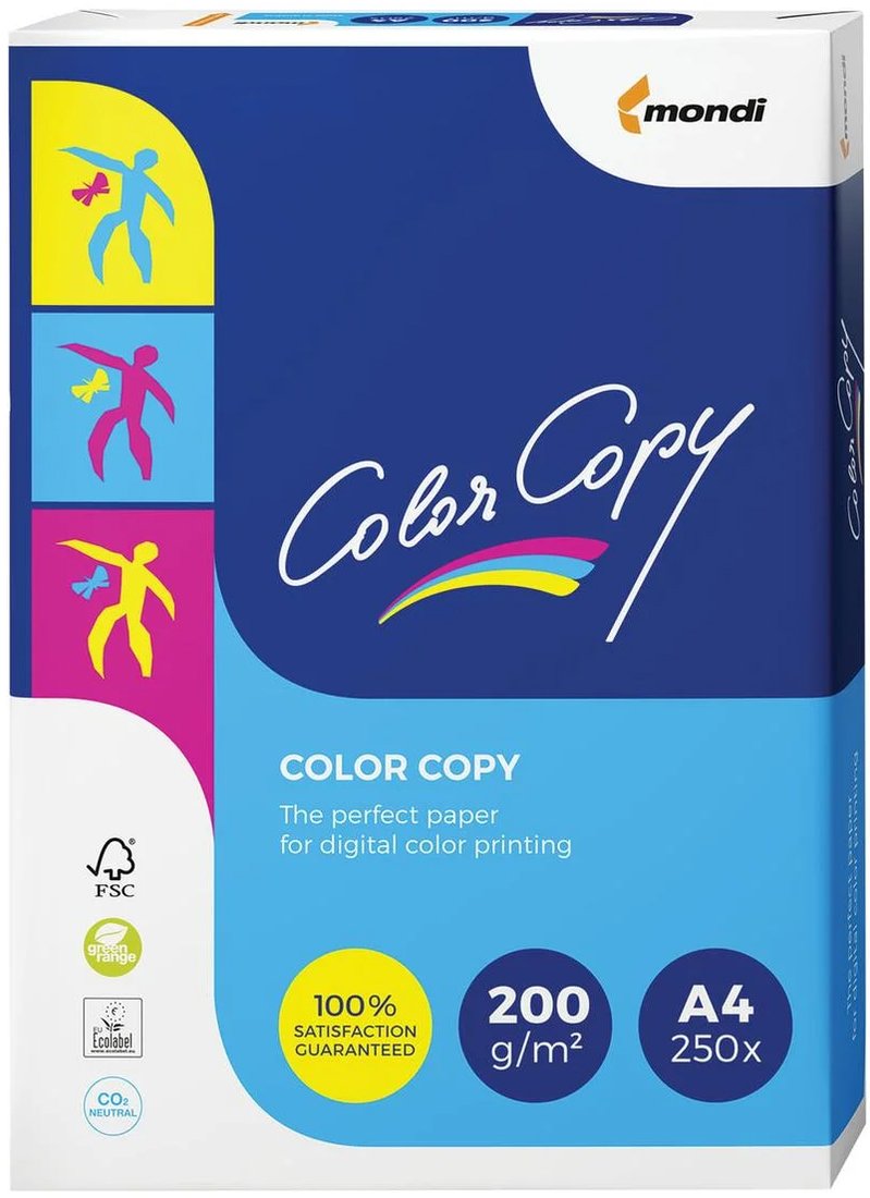 

Офисная бумага Color Copy A4 200 г/м2 250 л