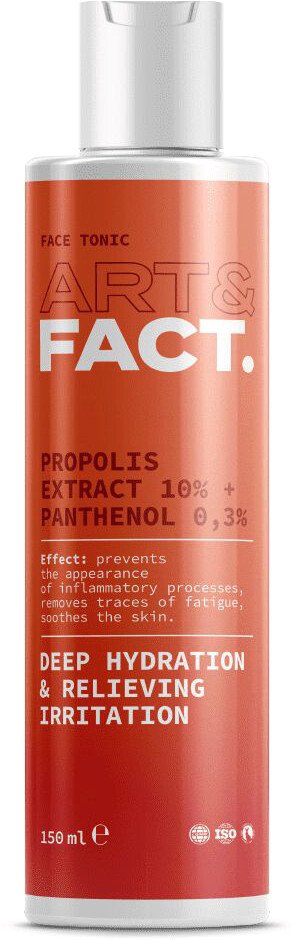 

Art&Fact Тоник для лица Успокаивающий Propolis Extract 10% + Panthenol 0.3% 150мл