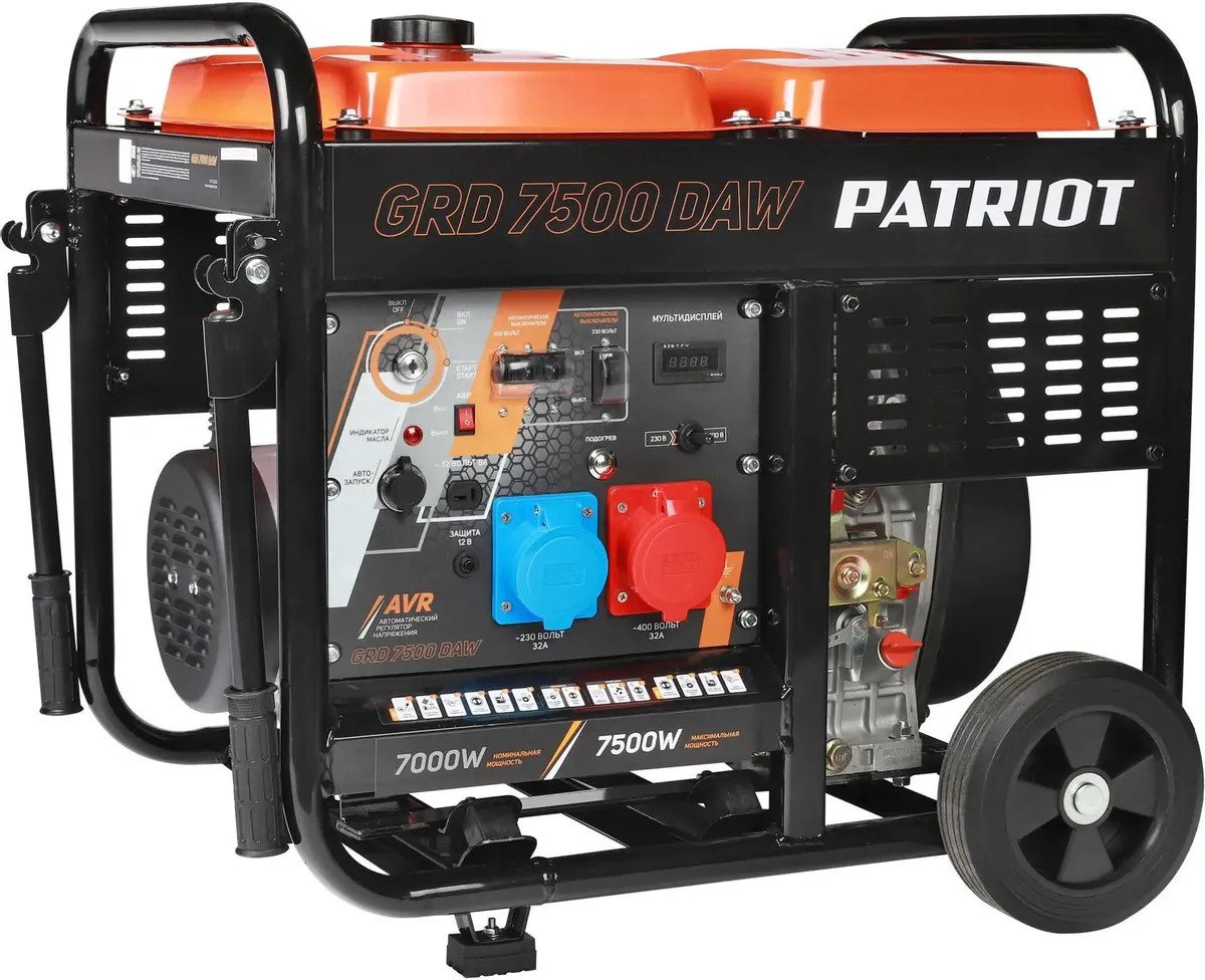 

Дизельный генератор Patriot GRD 7500DAW