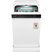 Отдельностоящая посудомоечная машина Weissgauff DW 4539 Inverter Touch AutoOpen White