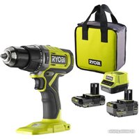 Ударная дрель-шуруповерт Ryobi RPD18-2C42S 5133005525 (с 2-мя АКБ 2 Ач+4 Ач, сумка)