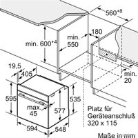 Электрический духовой шкаф Bosch Serie 8 HBG632TS1 в Гродно