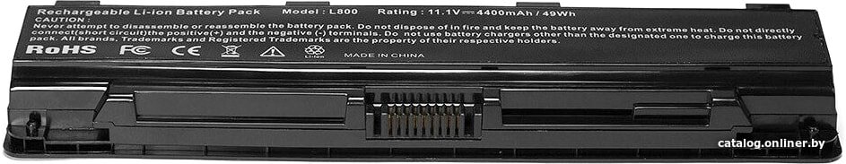 Аккумуляторы для ноутбуков Копия Toshiba Satellite C800, C870, L800, L855, M800, M845, P800 Series