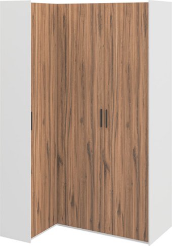 Шкаф распашной Мебель Неман Модена МН-048-15-Ц3 (дуб эллисон темный/белый гладкий)
