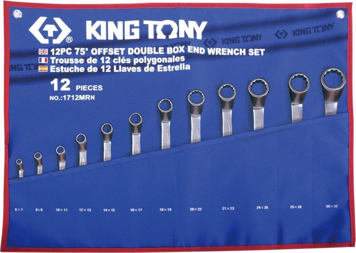 

Набор ключей King Tony 1712MRN (12 предметов)