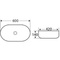 Умывальник BelBagno BB1084-H301