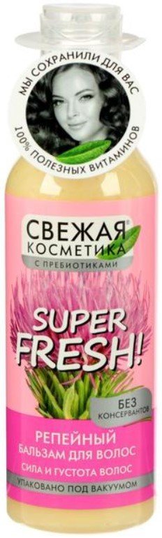 

Бальзам Фитокосметик Свежая косметика Сила и густота волос Репейный 245 мл