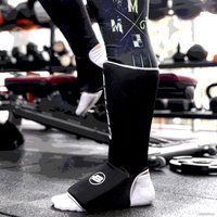 Защита голени и стопы BoyBo Хлопчатобумажная (XS, черный)