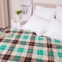 Плед Casa Conforte London 130x170 6154464 (зеленый)