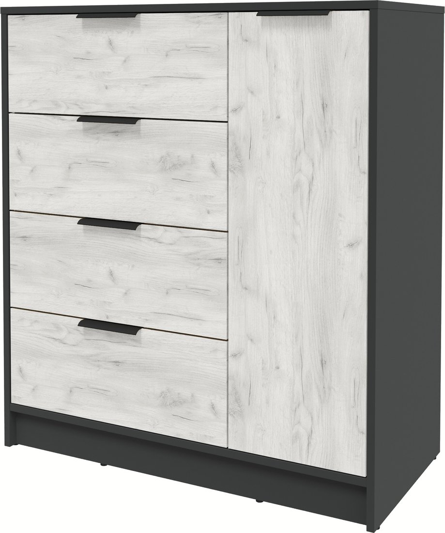 

Тумба Интерлиния Концепт КТ-Т90 (дуб белый/антрацит)