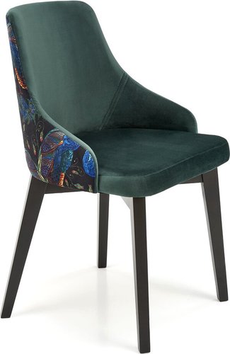 Стул Halmar Endo/Bluvel 78 (темно-зеленый/черный)