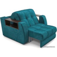 Кресло-кровать Мебель-АРС Барон №3 (бархат, сине-зеленый Star Velvet 43 Black Green)