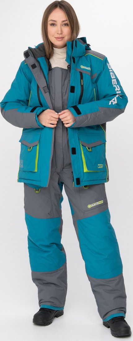 

Костюм Huntsman Siberia Lady Breathable 44-46/158-164 (бирюза/серый)