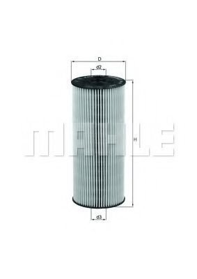 

Масляный фильтр Mahle Knecht OX137D