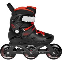 Роликовые коньки Powerslide Jet Pro 940637 (р. 31-34, черный/красный)
