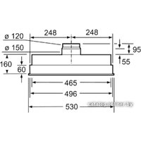Кухонная вытяжка Bosch DHL 545S