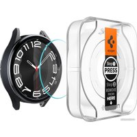 Защитное стекло Spigen EZ FIT Glas.TR для Galaxy Watch 6 Classic (43mm) AGL07067 (2шт)