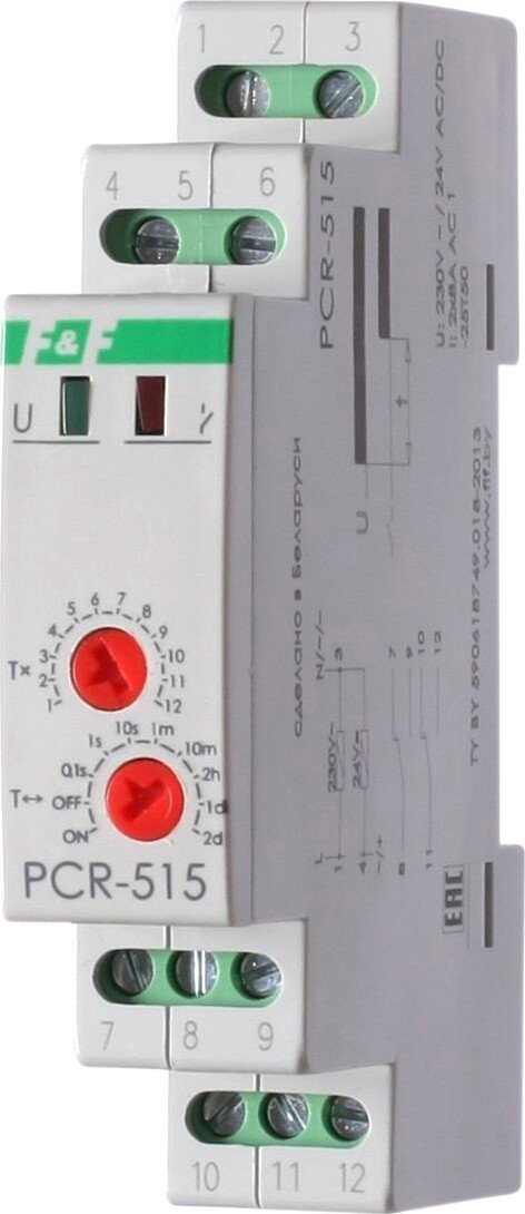 

Реле времени Евроавтоматика F&F PCR-515 EA02.001.006