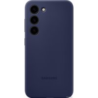 Чехол для телефона Samsung Silicone Case S23 (темно-синий)