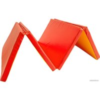 Cпортивный мат Формула здоровья 4 сложения 2x1x0.08м (красный/желтый)