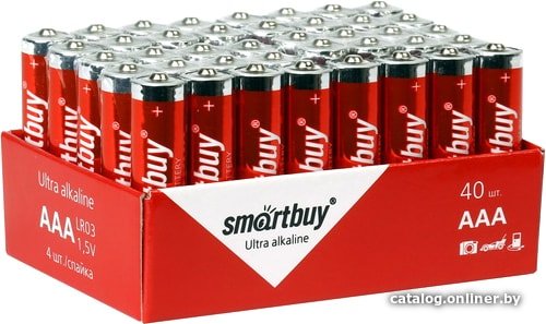 Батарейка SmartBuy Ultra Alkaline AAA 40 шт. LR03/40