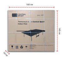 Теннисный стол Central Sport Indoor Flick (синий)