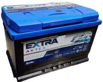 Автомобильный аккумулятор АкТех Extra Premium R+ низ (74 А·ч)