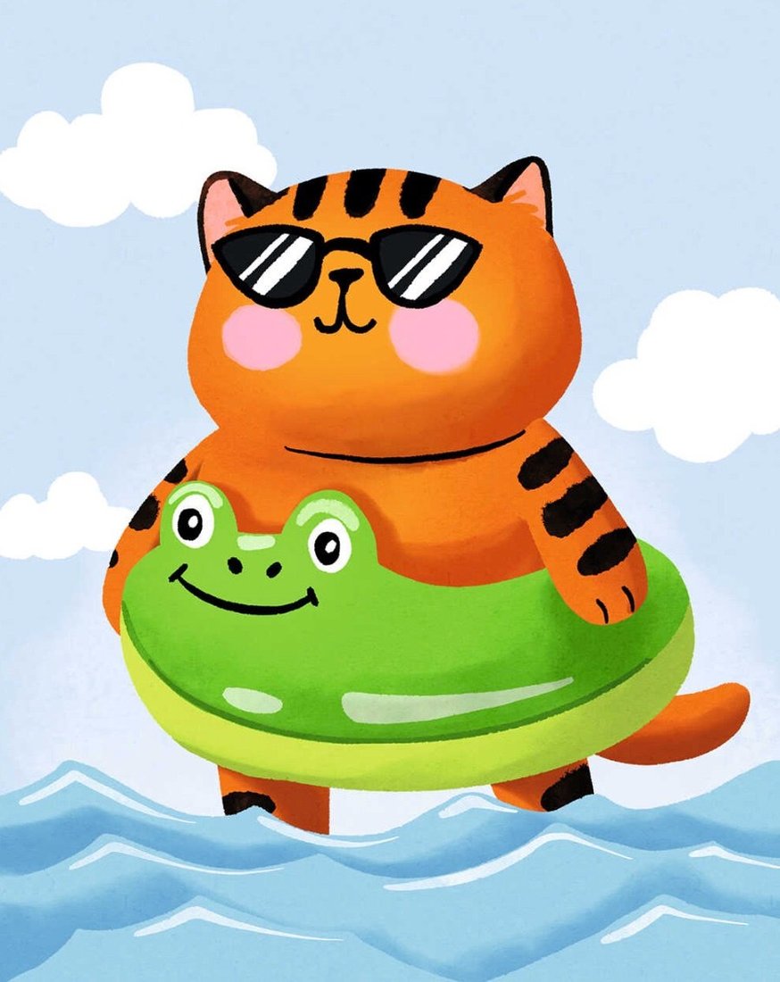 

Алмазная мозаика Феникс+ Кот на море 70796