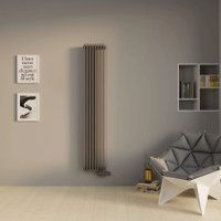 Дизайн-радиатор Faberg Sabron 1 (6 секций, черный матовый RAL-9005) в Бресте