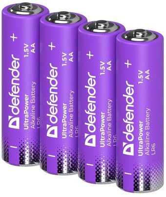 Батарейка Defender AA 1.5V LR6-4BL (4 шт)