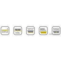 Ванна Alex Baitler Nero L 150х95