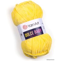 Пряжа для вязания Yarnart Dolce baby 776 50 г 85 м (желтый)