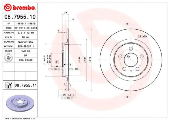 

Brembo 08795511