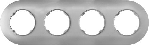 

Рамка Bylectrica Юлиг 735212.503 (серебристый)