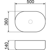 Умывальник Roxen Fabio 570210