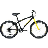 Велосипед Altair MTB HT 24 1.0 2020 (черный/желтый)