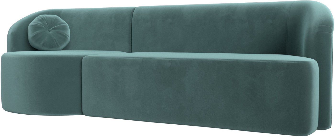 

Диван Лига диванов Лига-027 угол левый 119517L (велюр бирюзовый)