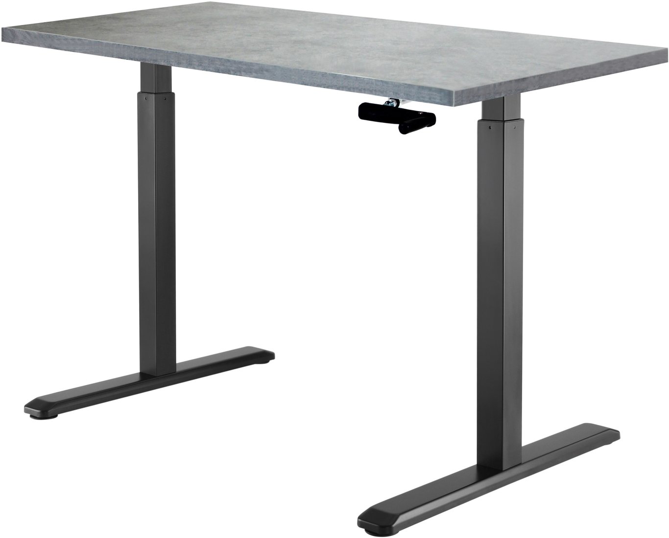 

Стол для работы стоя ErgoSmart Manual Desk 1360x800x36 мм (бетон чикаго светло-серый/черный)